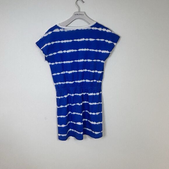 Tommy Hilfiger Womens XL Blue Stripe Dress Graphic Logo Casual - Picture 6 of 8
